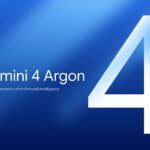 Gemini 4 Argon Template – Agenda slide to outline five presentation sections clearly for your audience