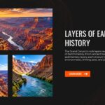 Grand Canyon Layers of Earth History - photo grid geology slide