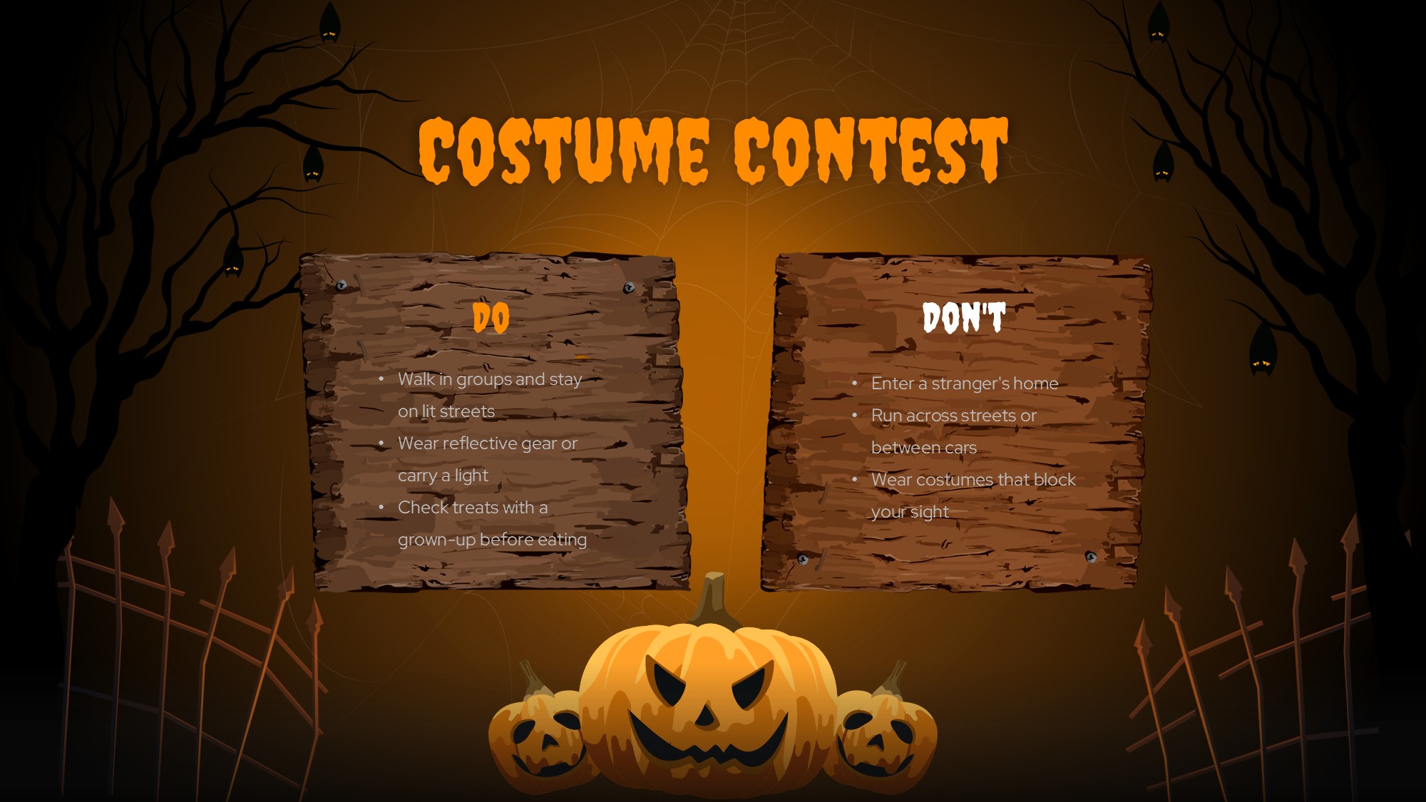 Halloween Party Invitation Template | Party Invites PPT & Canva