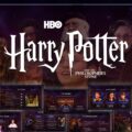 Harry Potter and the Philosopher's Stone Template - cinematic cover slide with Hogwarts castle, title text, and HBO logo