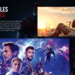 Iron Man Battles Challenges Template - Multi-image conflict mosaic with dark editorial layout and red accent subtitle