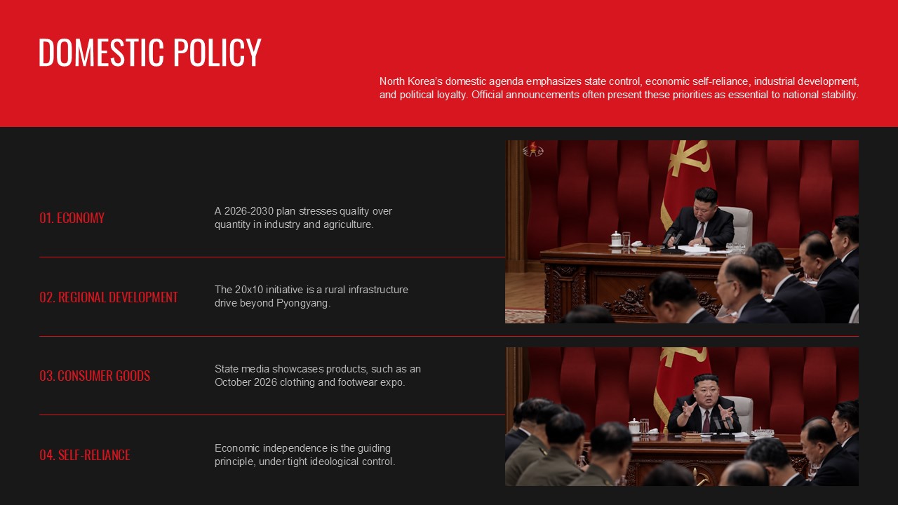 Kim Jong Un | World Leaders Bio Template - SlideChef