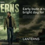 Lanterns Series Closing Slide Template - Split-screen with key art poster and bold critical reception headline