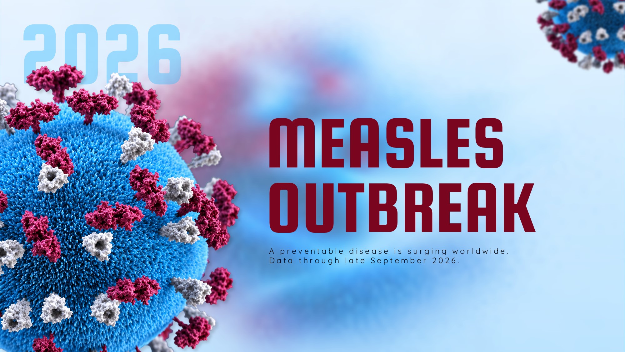 Measles Outbreak Template - title cover slide 2026