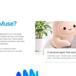Meta Muse AI Agent Template - What Is Muse intro slide with two-column layout and callout card