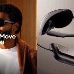 Meta VR Glasses Template - 5K Infinite Display slide to highlight screen technology specs