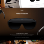 Meta VR Glasses Google Slides & PowerPoint Template - Full 10-slide deck preview