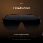 Meta VR Glasses Template - Cover slide to launch your premium tech product presentation