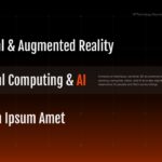 Metaverse VR Technology Template - bold statement slide to pivot between metaverse narrative sections