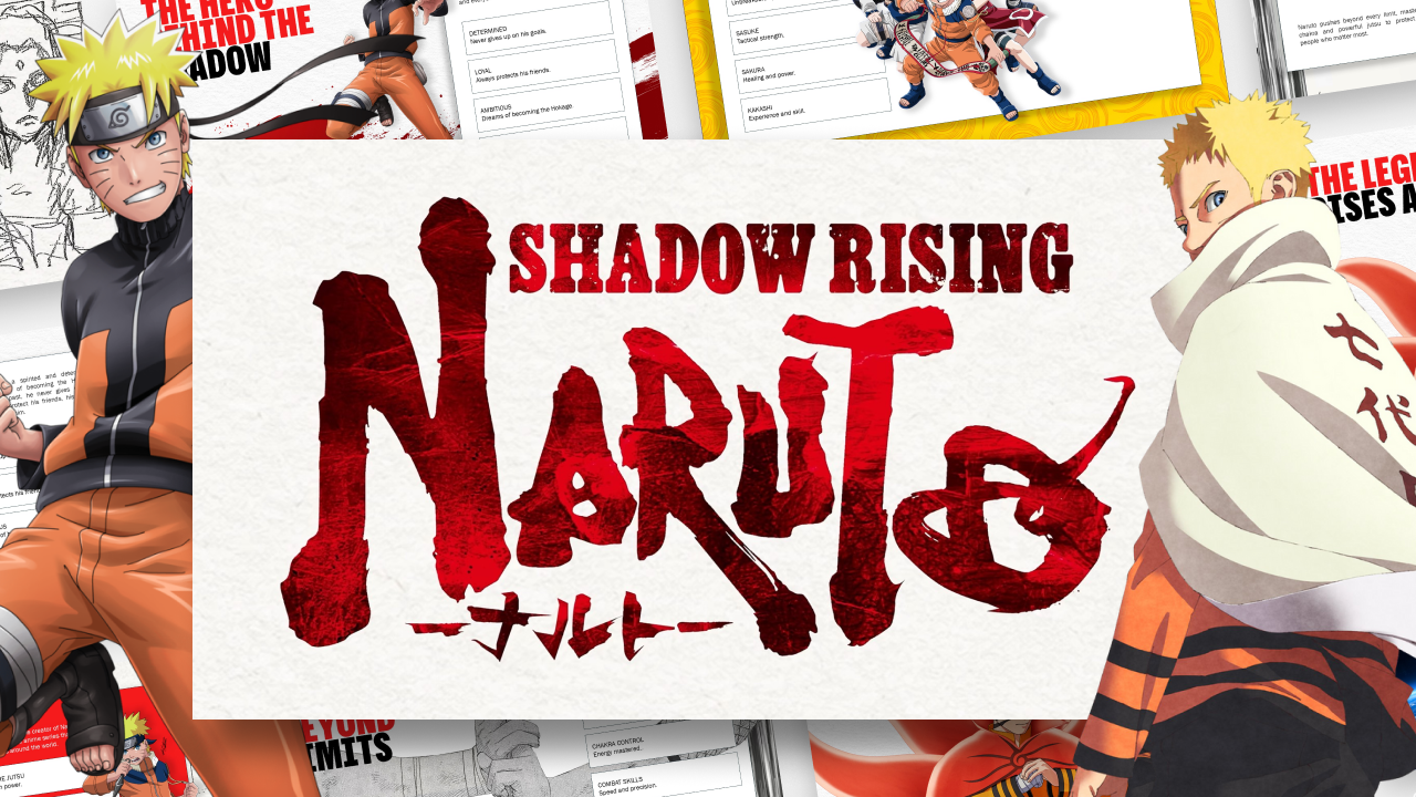 Naruto Shadow Rising Template - cover thumbnail collage