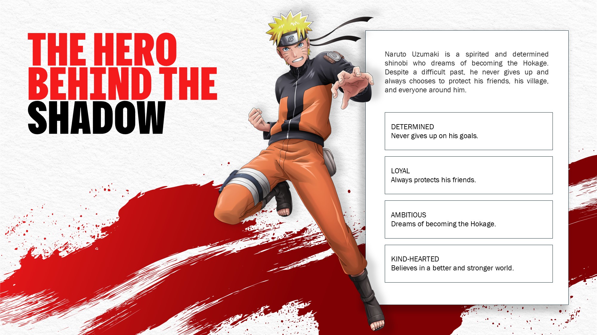 Naruto Shadow Rising - world setting intro with Konoha background
