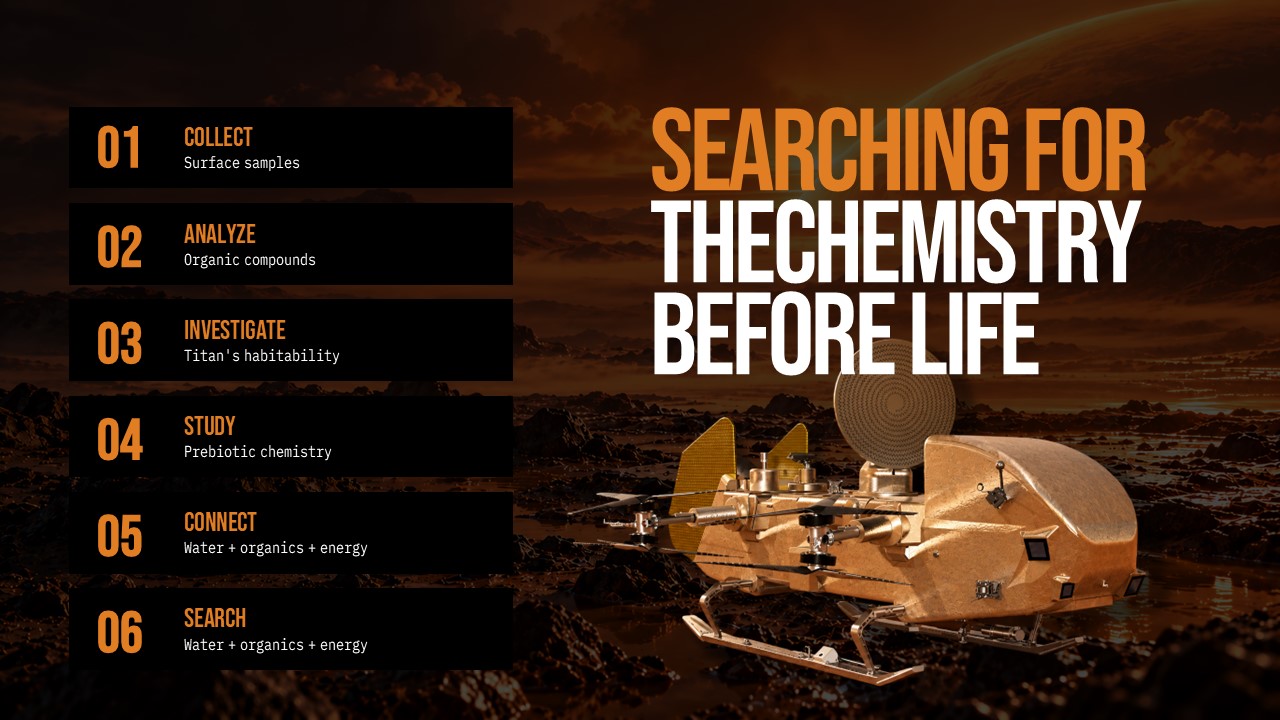 Dragonfly Flying Laboratory Capabilities - Instruments overview slide