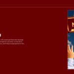 Nestle USA Brand Thank You Template - Closing slide with vintage chocolate ad image on dark burgundy