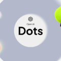 OpenAI Dots Template - Playful cover card with four vibrant 3D mascots surrounding a central branded circle