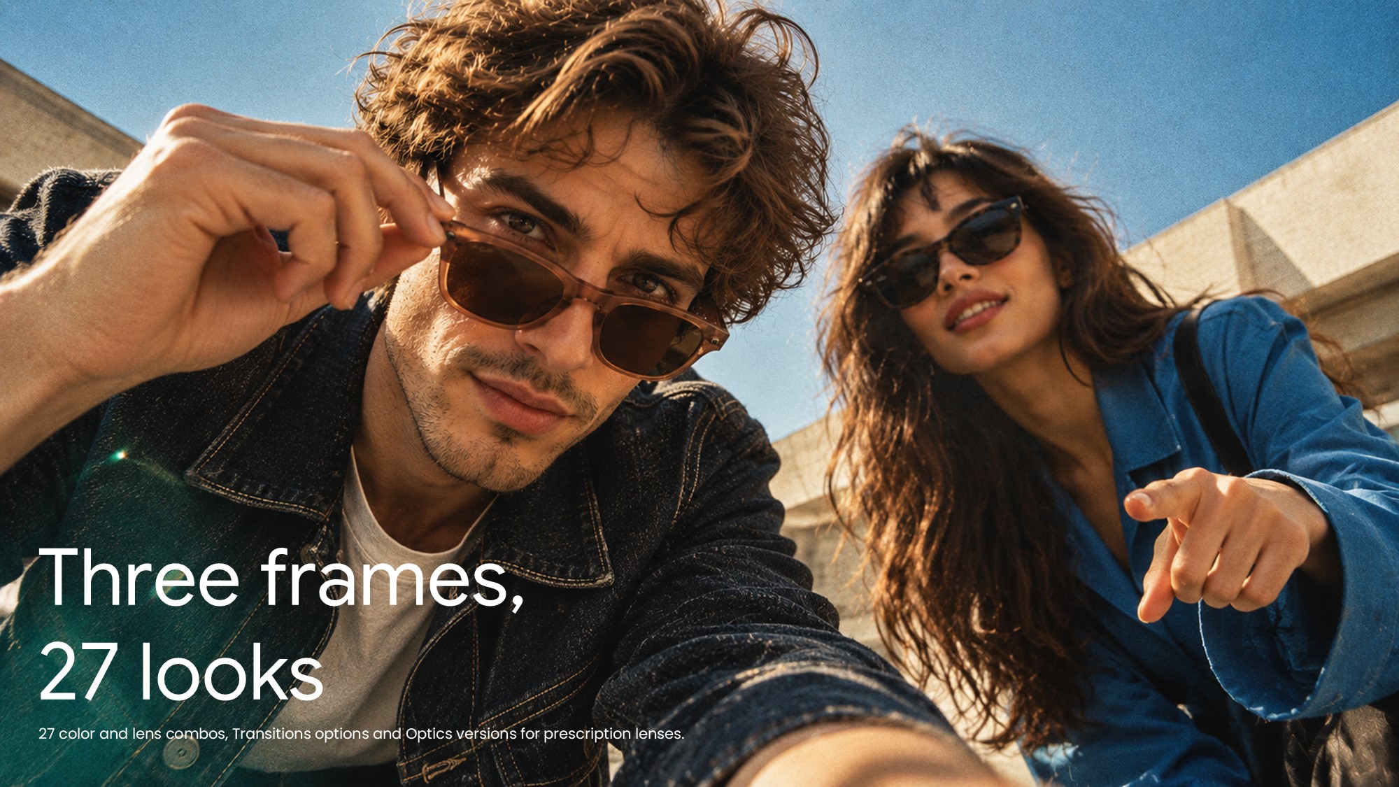 Ray-Ban Meta Gen 3 Frames Lineup Template - Wayfarer product profile with model photo and spec sections