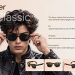 Ray-Ban Meta Gen 3 Wayfarer Template - individual product profile with ghost watermark and four detail sections
