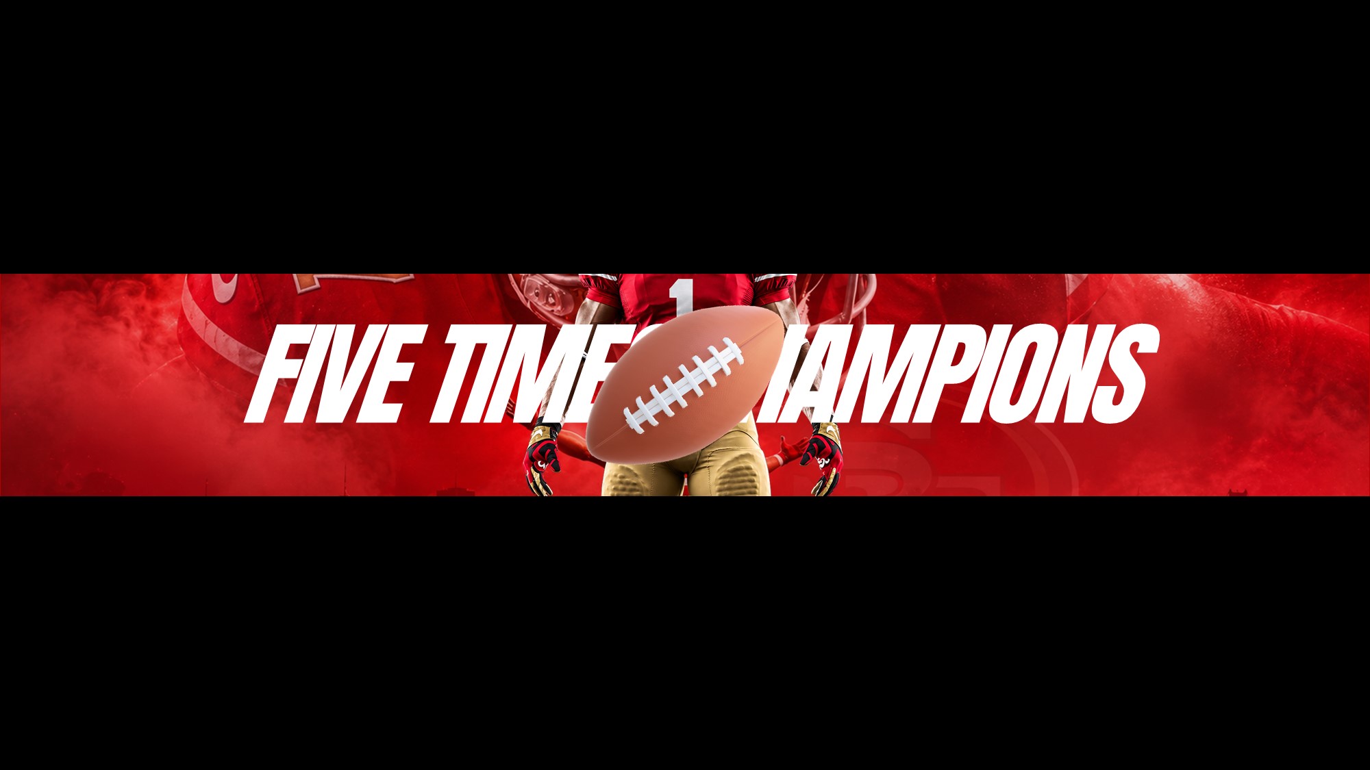 San Francisco 49ers Template - Five Time Champions statement slide