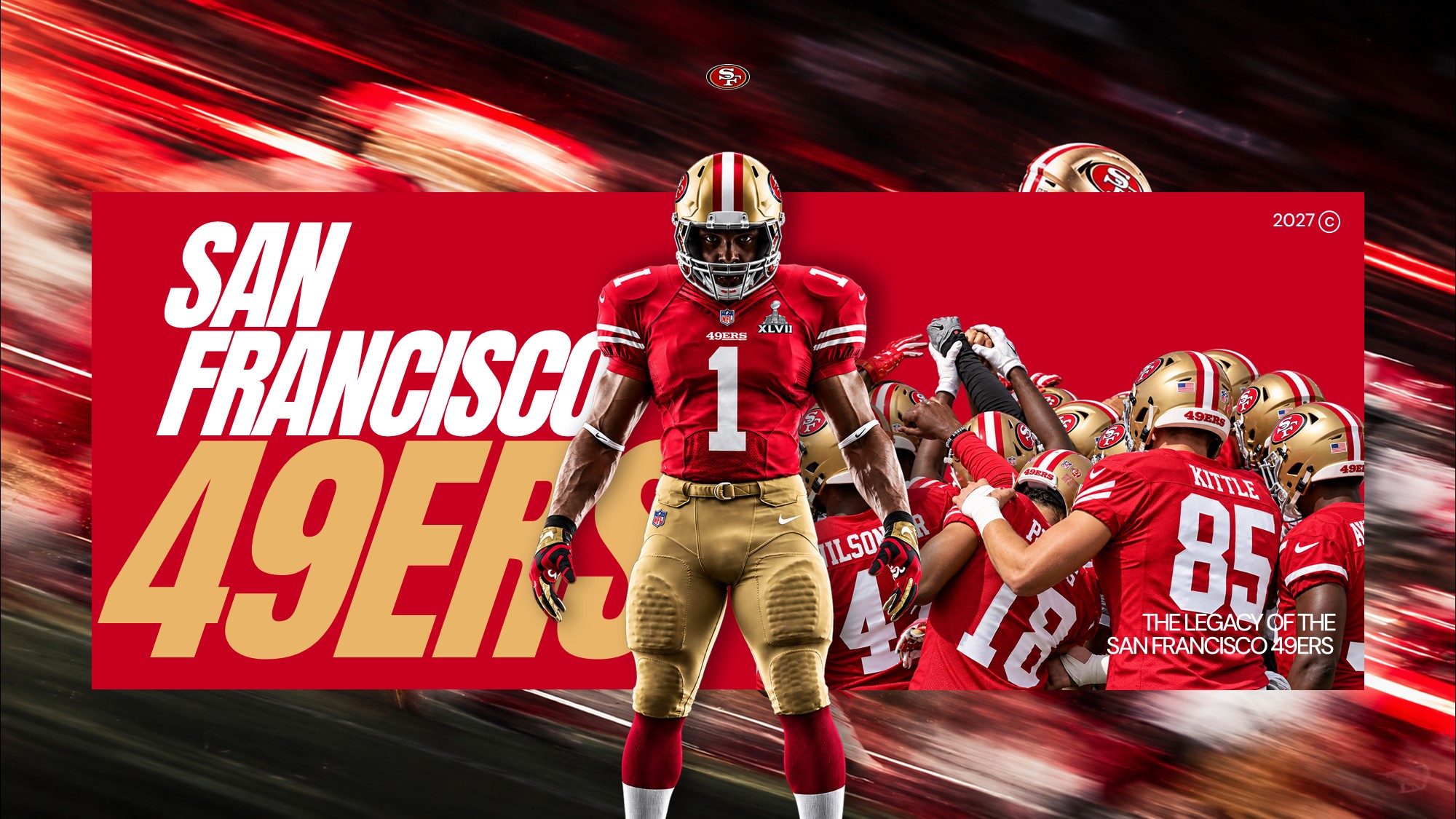 San Francisco 49ers Template - title cover slide