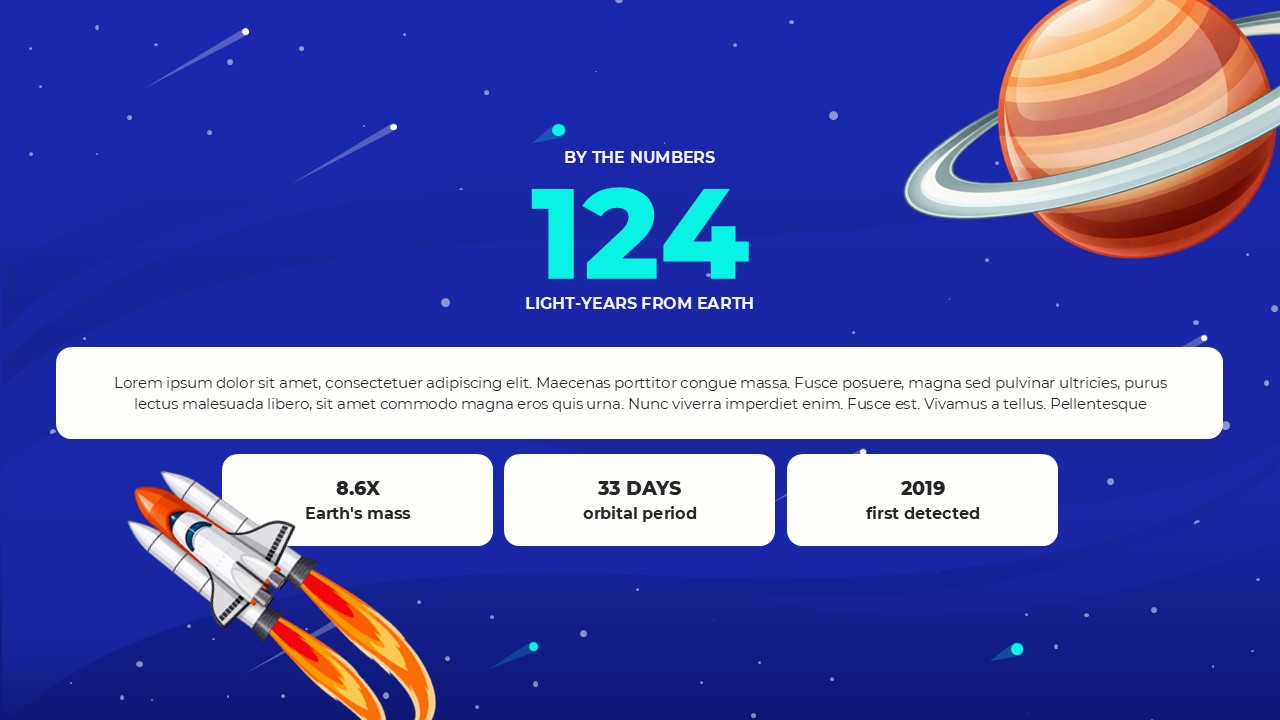 ScienceDaily Template - Feature breakdown key facts slide