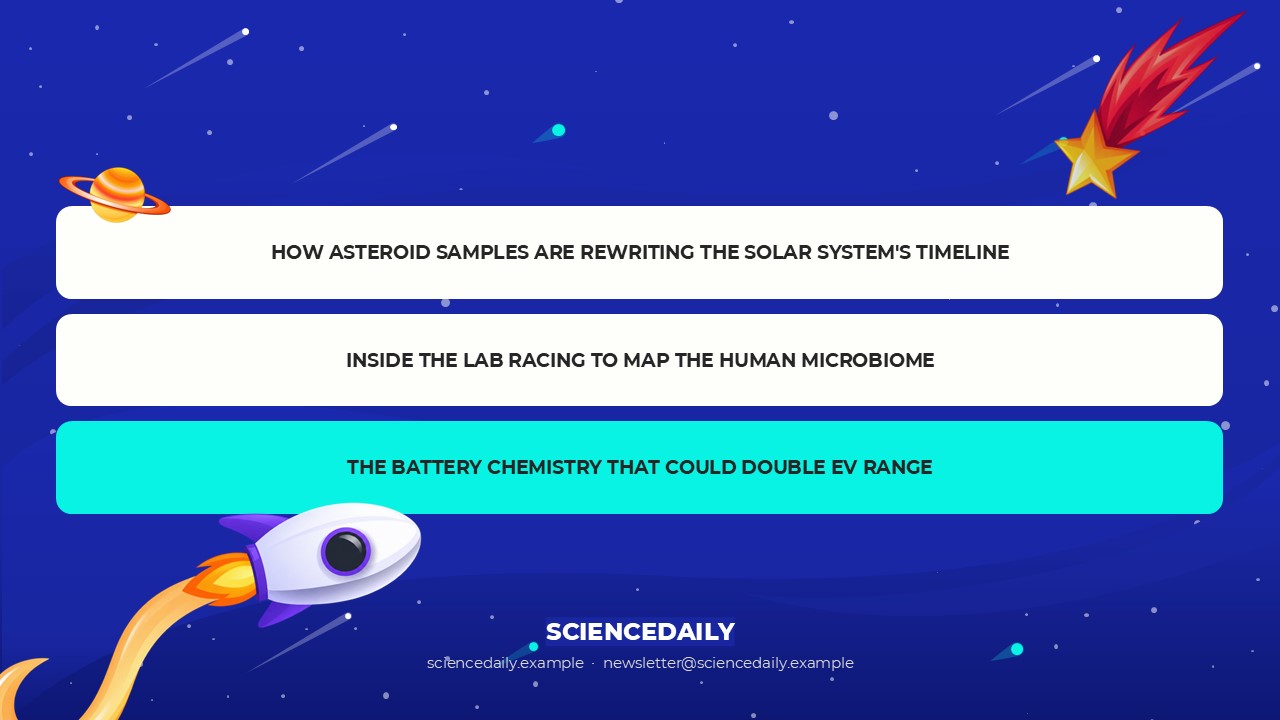 ScienceDaily Template - Closing slide with upcoming topics