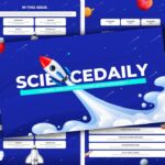 ScienceDaily Template - Space-themed cover slide