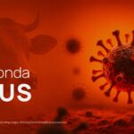 Shamonda Virus Template - cinematic cover slide with 3D virus model