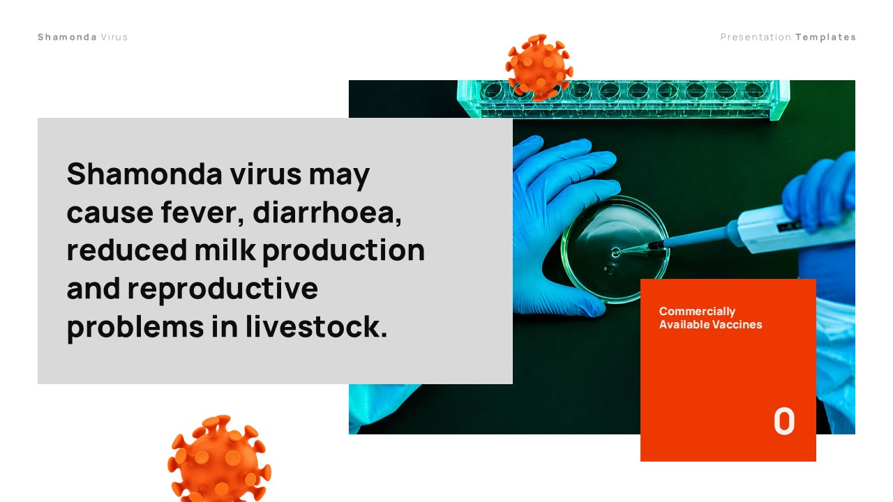 Shamonda Virus Template - symptoms impact statement, zero vaccines