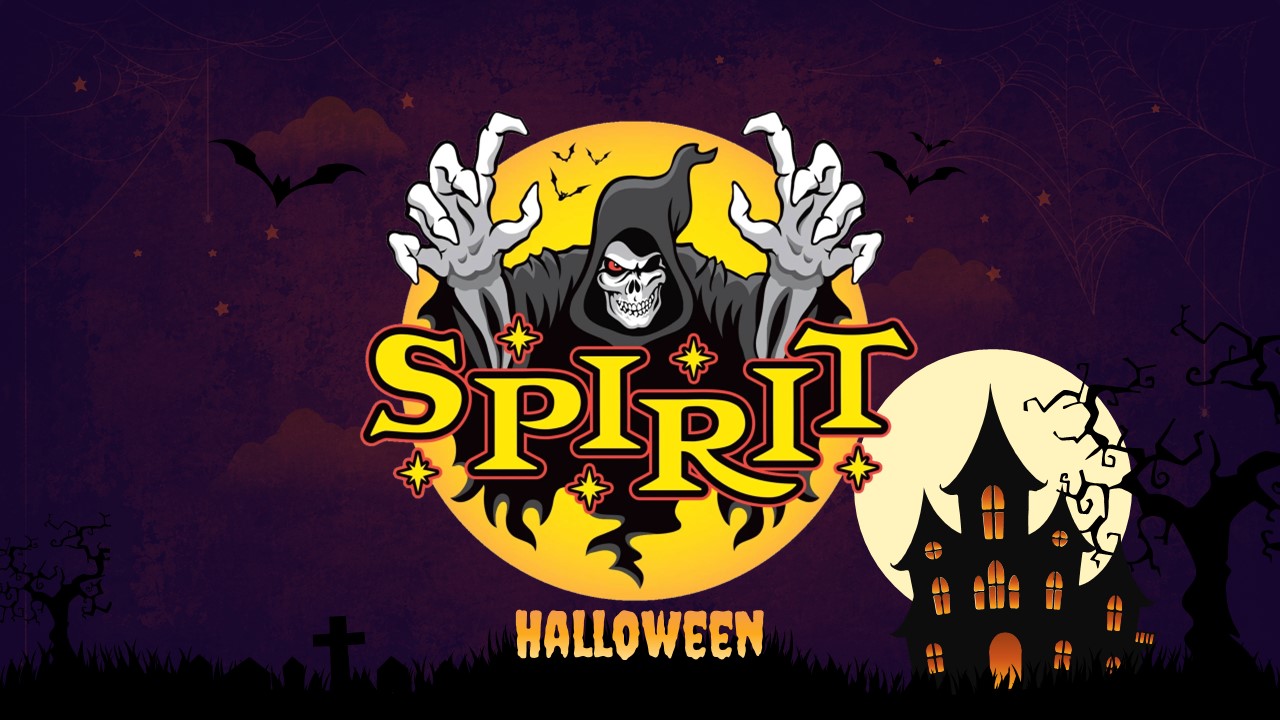 Spirit Halloween Template - Brand introduction slide