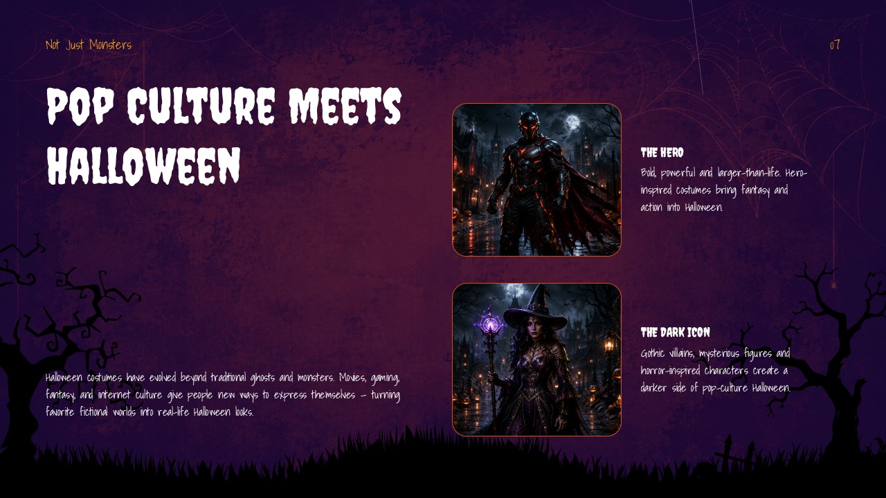 Spirit Halloween Template - In-store experience highlights slide