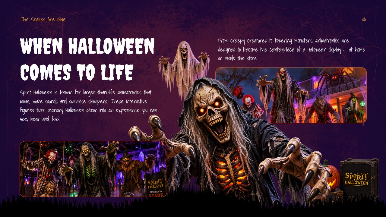 Spirit Halloween Template - Pop culture costume categories slide