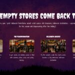 Spirit Halloween Template - Merchandise categories product grid