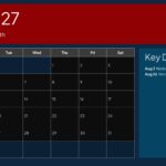 USA Calendar July 2027 - Independence Day federal holiday