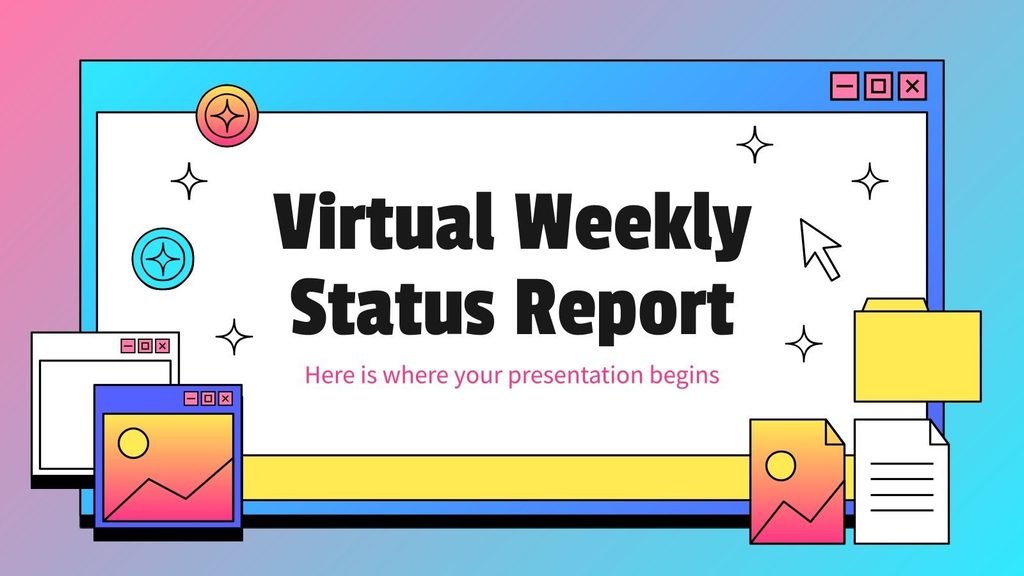 virtual weekly status report